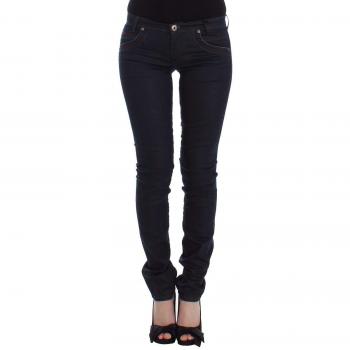 Ermanno Scervino Women Slim Skinny Leg Stretch Jeans - W26 Blue Denim Pants