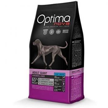 OptimaNova Perro Adult Giant Pollo & Arroz - 12 KG