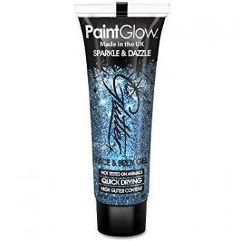 Smiffy's- Original Glitter Colours - Individual Tubes - Blue, Color azul, M