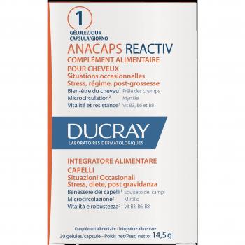 Ducray Anacaps Reactiv Hair Loss Supplement 30 Capsules