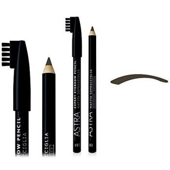 Astra Expert Eyebrow Pencil - Dark Brown (EB2) with Brush