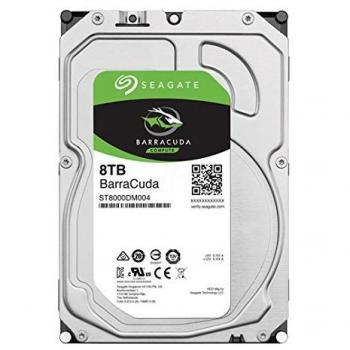 Seagate BarraCuda 8TB Internal Hard Drive HDD – 3.5 Inch SATA 6 Gb/s 5400 RPM 256MB Cache for Computer Desktop PC (ST8000DM004)