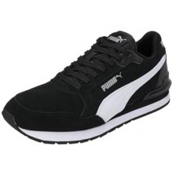 Puma ST Runner v4 Zapatilla Moda Hombre Negro 44 Suede Black White Silver Metallic
