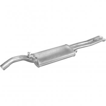Silenciador trasero 4MAX 0219-01-02366/0219-01-02366P, compatible con vehículos, fabricado en acero inoxidable, diseño de bajo ruido, fácil instalación, incluye soportes y juntas