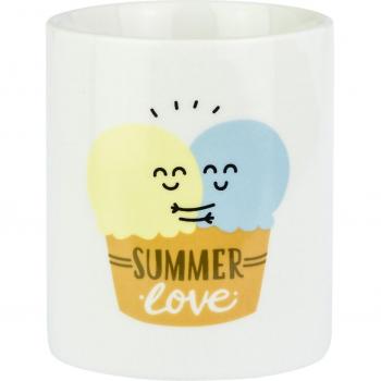 Mr; Wonderful Wom00180 Taza Summer Love, Blanco, 10X10X10