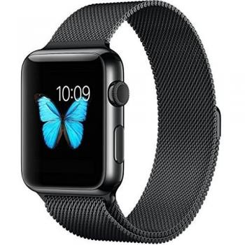 Correas Apple Watch, XMDirect Pulsera Milanese Loop Metal Malla de Acero inoxidable reemplazo Correa Band con cierre magnético ajustable para Apple Watch Series 1 / Series 2 / Nike+ 42mm