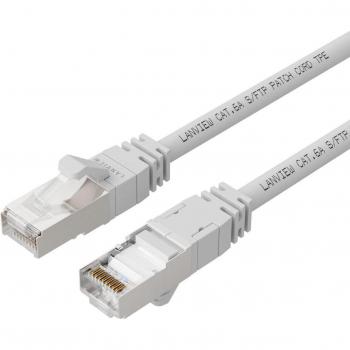 Cable de red Lanview CAT6A S/FTP Blanco 1,5 m LSZH
