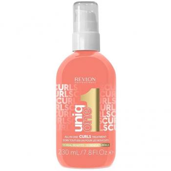 Revlon Uniq One Curls Treatment 230ml - Multi-Benefit Leave-in Treatment for Curly, Wavy, and Coily Hair