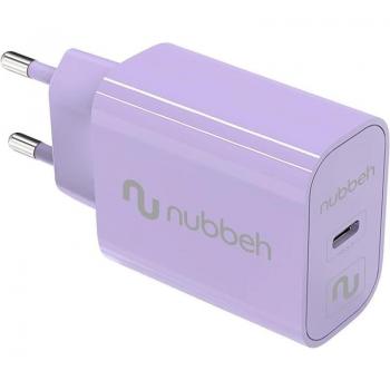 Cargador de Pared USB-C Nubbeh Bhoot PD 3.0 25W Lila