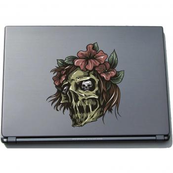 pinkelephant Indigos UG Skull034-150 - Pegatina para Ordenador portátil, diseño cráneo desagradable, 150 x 137 mm