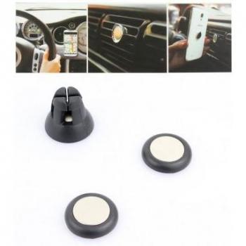 Soporte magnético para teléfonos, smartphones y dispositivos para salpicadero en color negro