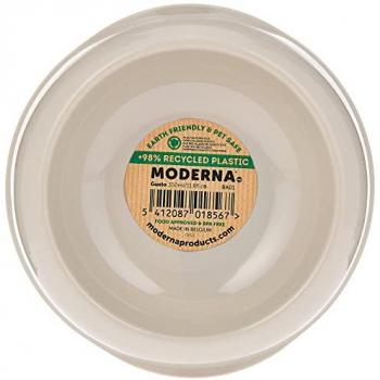 Comedero Moderna Gusto Gris 350 ml (17 x 17 x 4.3 cm) para perro