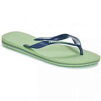 Havaianas Chanclas Brasil Logo marino para hombre con diseño de la bandera de Brasil