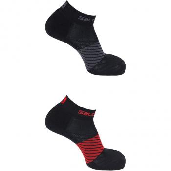 SALOMON XA 2-Pack 2 Pares de Calcetines Tobilleros, Unisex, Negro, XL