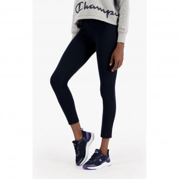 Mallas Deportivas de Mujer Champion C Logo Cotton Stretch W Azul Oscuro