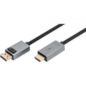 Adaptador de cable de vídeo 4K DisplayPort a HDMI tipo A DB-340202-010-S