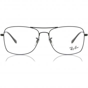 Ray-Ban Gafas Graduadas RX 6498 2509 Armazones para Hombre Negros con Lentes Recetadas de 57 mm