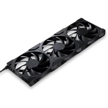 Phanteks M25 Gen2 140mm High-Airflow PWM Fan Pack - Black (3-Pack)