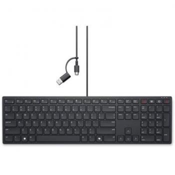 Dell Wired Collaboration Keyboard KB525C - US International QWERTY Black