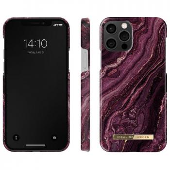 Funda de Moda Resistente Golden Plum para iPhone 12 / 12 Pro