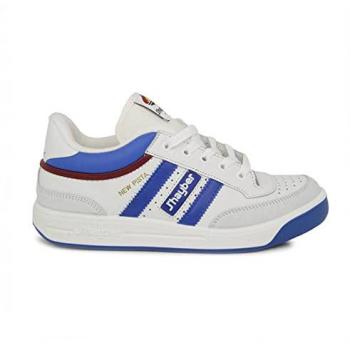 Zapatillas J'hayber New Pista Blancas-Azulinas para Hombre, Modelo 60608, Sneaker Unisex Adulto