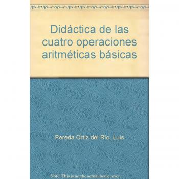 Didáctica de las cuatro operaciones matemáticas