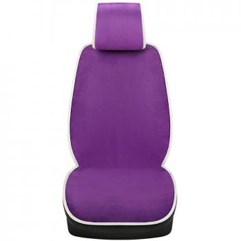 CAR Cojín de asiento de auto calentado - 12V Cojín de calentamiento Cojín de tapa caliente perfecto para el clima frío y la conducción en invierno , purple