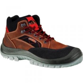 Botas de seguridad Sherpa S3 EN ISO 20345, Nubukleder, tamaño 38, color marrón/rojo