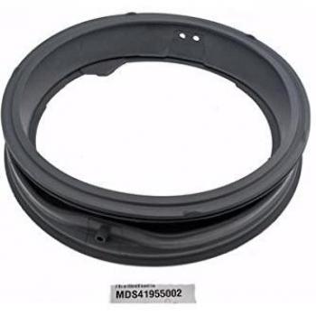 Junta de hublot (manchette) para lavadora LG con retorno a la cubeta - MDS41955002 - 2 agujeros abiertos - Blanco