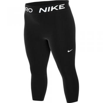 Nike Pro Leggings cortos de talle medio - Mujer - Negro (1X)