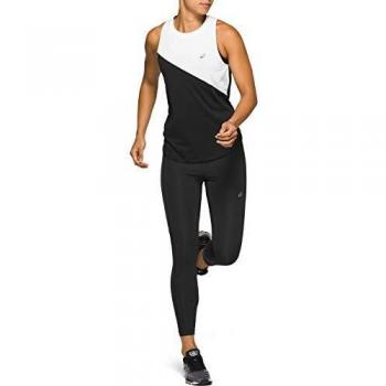 Malla Alta Tokyo ASICS para Mujer - Negro/Gris - Talla XS