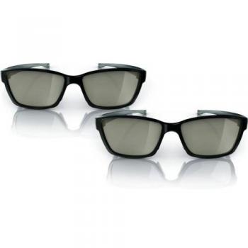 Philips PTA417/00 - Gafas 3D con puente para la nariz ajustable y funda protectora