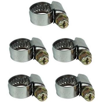 Einhell Schellen-Set, 8-12 mm, 5 Stück - Accesorio para compresores de aire