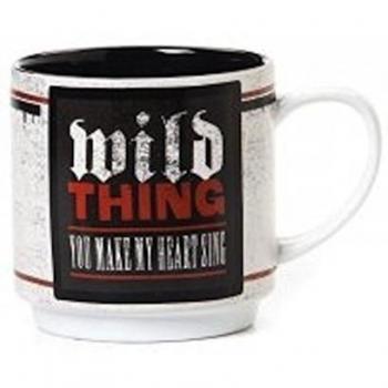 Wild Thing Coffee Mug 3.75 in Diameter by Lyricology