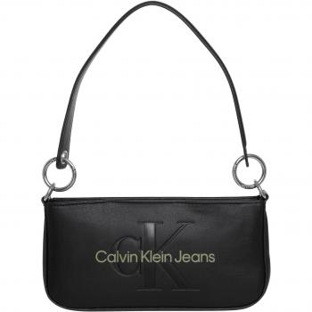 Calvin Klein Women's Shoulder Bag, Black, ONE Size, PU Leather - Model: Shoulder Bag