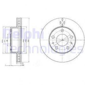 Disco de freno DELPHI BG4060 con características de alta calidad, diseño optimizado para una mejor disipación del calor, fabricado en materiales duraderos, resistencia a la corrosión y un rendimiento superior en condiciones de frenado