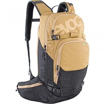Mochila Evoc Line 20L para Esquí - Color Amarillo y Gris Carbón