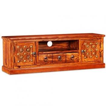 Solid Sheesham Wood TV Stand 120x30x40 cm
