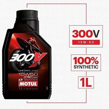 MOTUL 300V 4T Factory Line 104125 Road Racing, 15W-50, 1 L