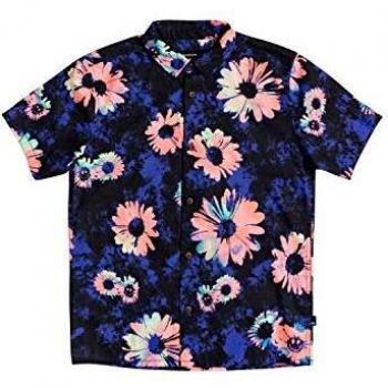 Quiksilver - Camisa de Manga Corta - Niños 8-16 - Morado
