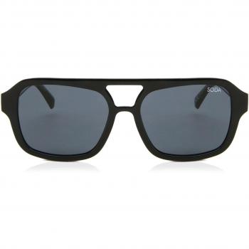 Soda Shades BIANCA Midnight Black Men's Sunglasses 54mm