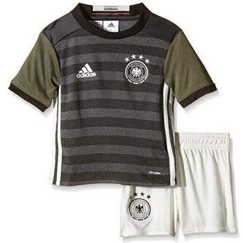 adidas DFB A Mini - Chándal para niño, color gris / blanco / negro, talla 92