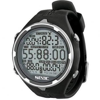 SEAC Sub 8002908434910 Ordenadores de natación, Unisex-Adult, Negro, Estándar