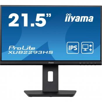 Monitor Iiyama ProLite XUB2293HS-B3 21.5 FHD IPS 75Hz Pivot HDMI DP Negro