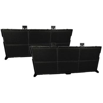 Filtro de carbón activado vhbw 2x reemplazo para campanas extractoras Siemens LZ49560, LZ49550, LZ49520, LZ49200, LZ49850, LZ49650, LZ