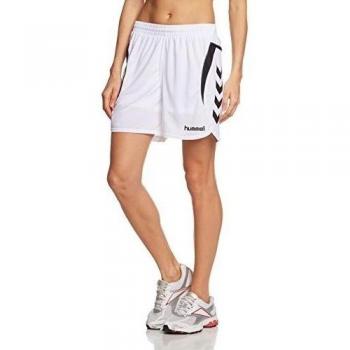 Hummel Team Player - Pantalones para mujer, tamaño L, color blanco