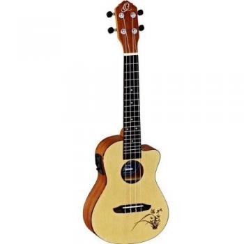 Ortega RU5CE Concert Electro Acoustic Ukulele Natural Satin