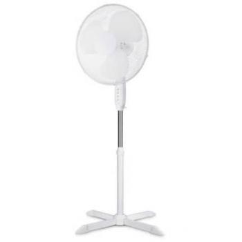 Ventilador de pie Melchioni Family 40 cm con 3 velocidades y función de oscilación, altura 125 cm, color blanco
