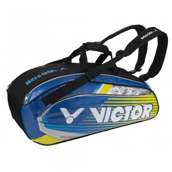 Victor Super MULTITHERMOBAG – Br 9207 FP supreme- 12 raquetas de bádminton bolsa, Palace Blue/Maize