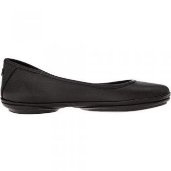 Camper Right Nina Women's Smooth Leather Ballerinas - Black, Size 40